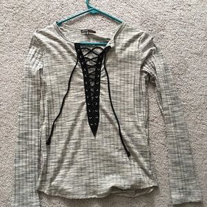 Grey Love Culture top